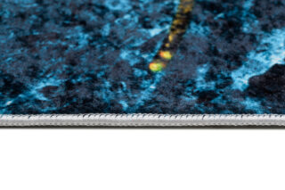 Vloerkleed Toscana Blauw Grijs Gouden Marmer