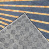 Vloerkleed Toscana Grijs Gouden Stralen Antislip