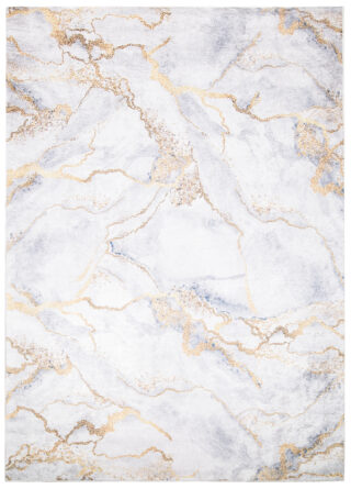 Vloerkleed Toscana Glamour Grijs Gouden Marmer