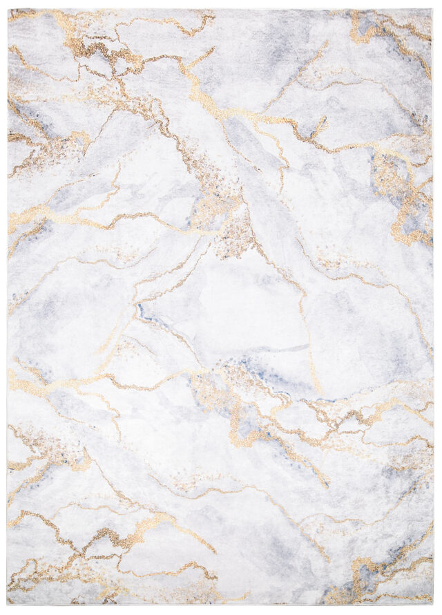 Vloerkleed Toscana Glamour Grijs Gouden Marmer