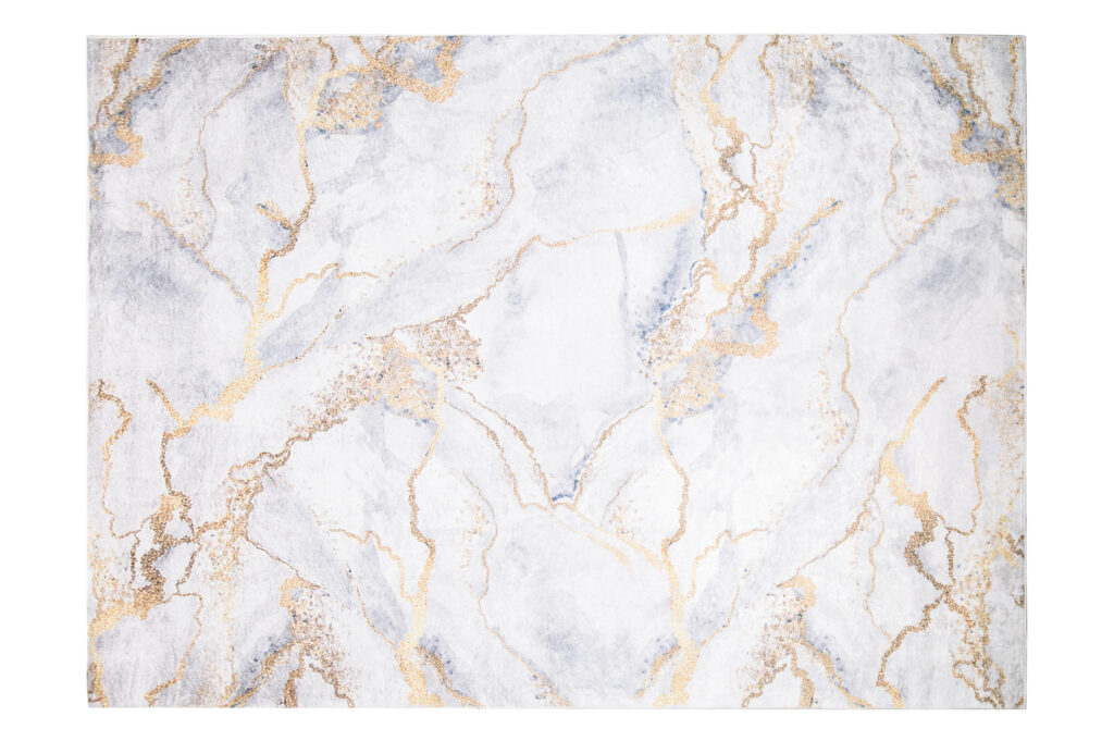 Vloerkleed Toscana Glamour Grijs Gouden Marmer