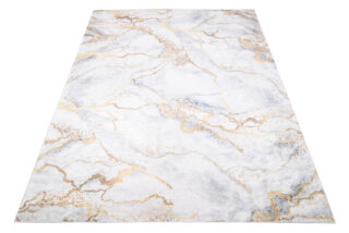 Vloerkleed Toscana Glamour Grijs Gouden Marmer