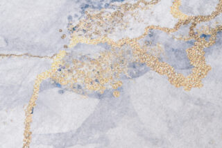 Vloerkleed Toscana Glamour Grijs Gouden Marmer