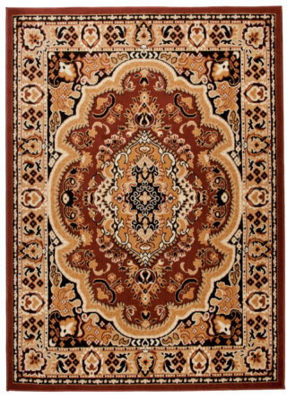 Vloerkleed Atlas Bruin Beige Traditioneel Medaillon