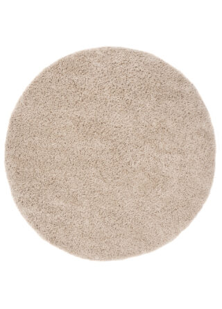 Vloerkleed Essence Rond Shaggy Monochroom Beige