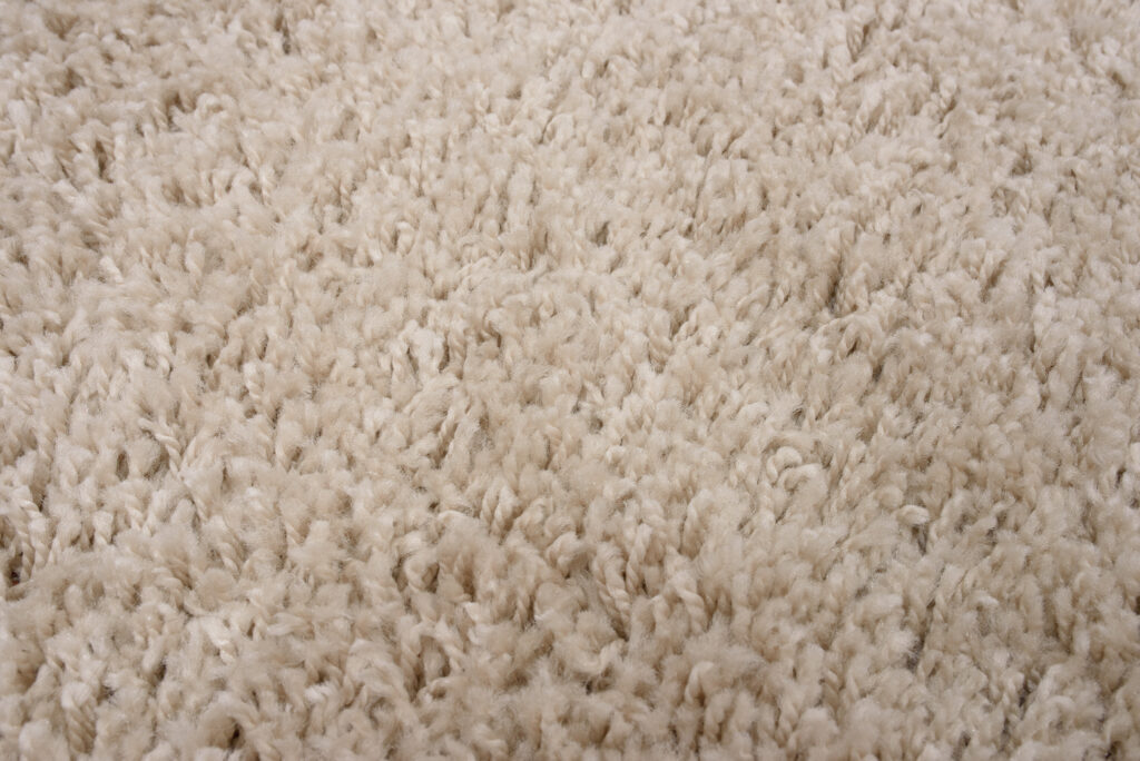 Vloerkleed Essence Rond Shaggy Monochroom Beige