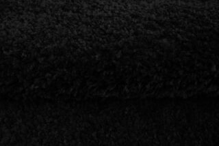 Vloerkleed Essence Rond Shaggy Monochroom Zwart