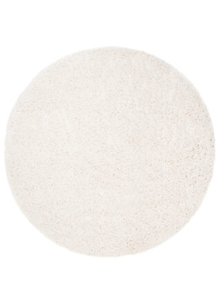 Vloerkleed Essence Rond Shaggy Monochroom Creme