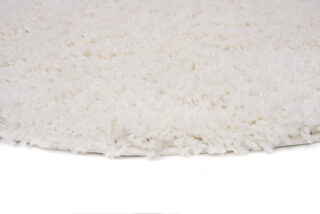 Vloerkleed Essence Rond Shaggy Monochroom Creme