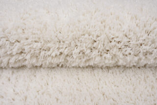 Vloerkleed Essence Rond Shaggy Monochroom Creme