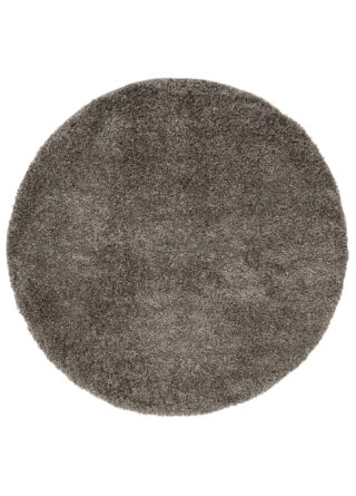 Vloerkleed Essence Rond Shaggy Taupe Grijs Melange
