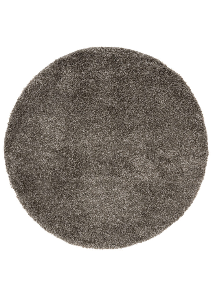 Vloerkleed Essence Rond Shaggy Taupe Grijs Melange