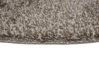 Vloerkleed Essence Rond Shaggy Taupe Grijs Melange