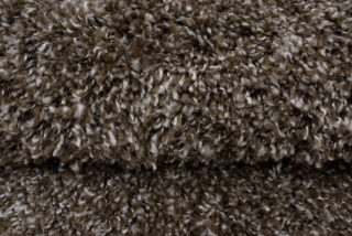 Vloerkleed Essence Rond Shaggy Taupe Grijs Melange