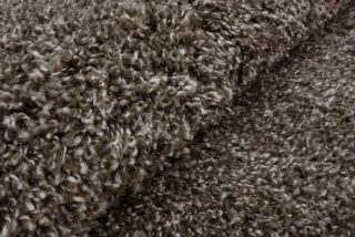 Vloerkleed Essence Rond Shaggy Taupe Grijs Melange