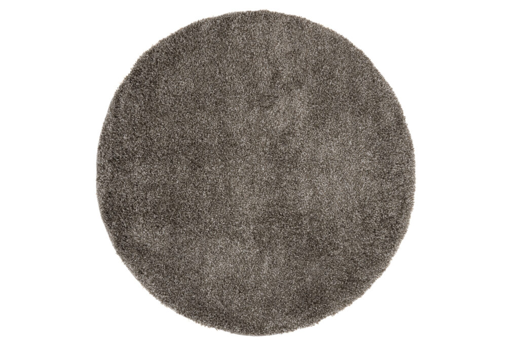 Vloerkleed Essence Rond Shaggy Taupe Grijs Melange
