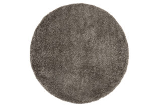 Vloerkleed Essence Rond Shaggy Taupe Grijs Melange