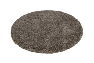 Vloerkleed Essence Rond Shaggy Taupe Grijs Melange