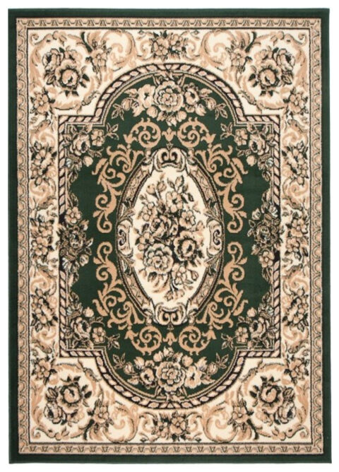 Vloerkleed Atlas Groen CremeTraditioneel Ornamenten