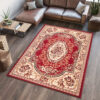 Vloerkleed Atlas Rood Creme Traditioneel Ornamenten
