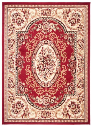 Vloerkleed Atlas Rood Creme Traditioneel Ornamenten