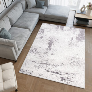 Vloerkleed Sky Grijs Creme Vintage Ornamenten