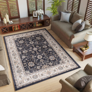 Vloerkleed Colorado Klassiek Zwart Creme
