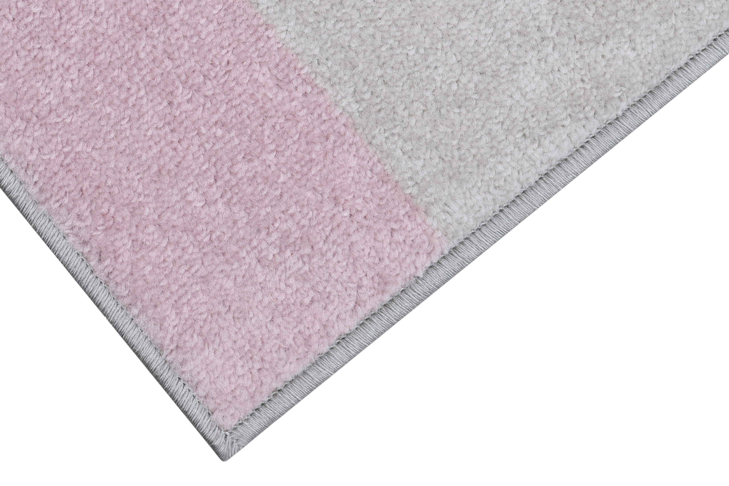 Vloerkleed Lazur Grijs Roze Geometrisch Lijnen