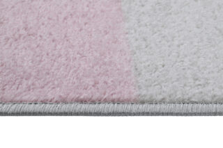 Vloerkleed Lazur Grijs Roze Geometrisch Lijnen