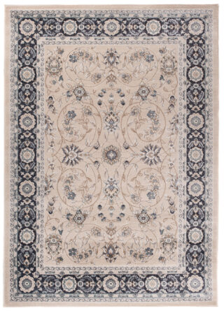 Vloerkleed Colorado Traditioneel Beige Zwart Gebloemd