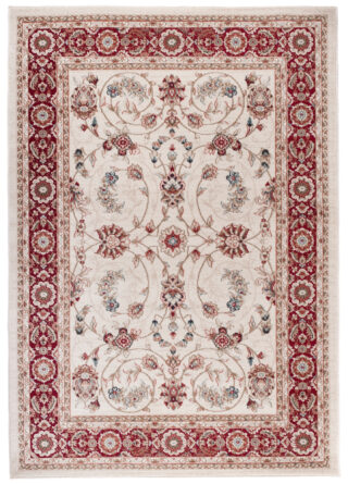 Vloerkleed Colorado Traditioneel Creme Rood Gebloemd