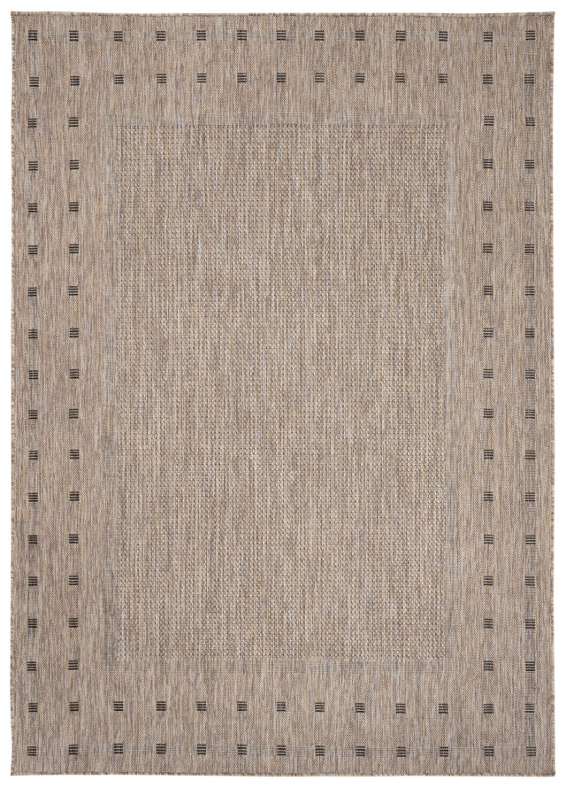 Vloerkleed Melissa Bruin Frame Indoor Outdoor