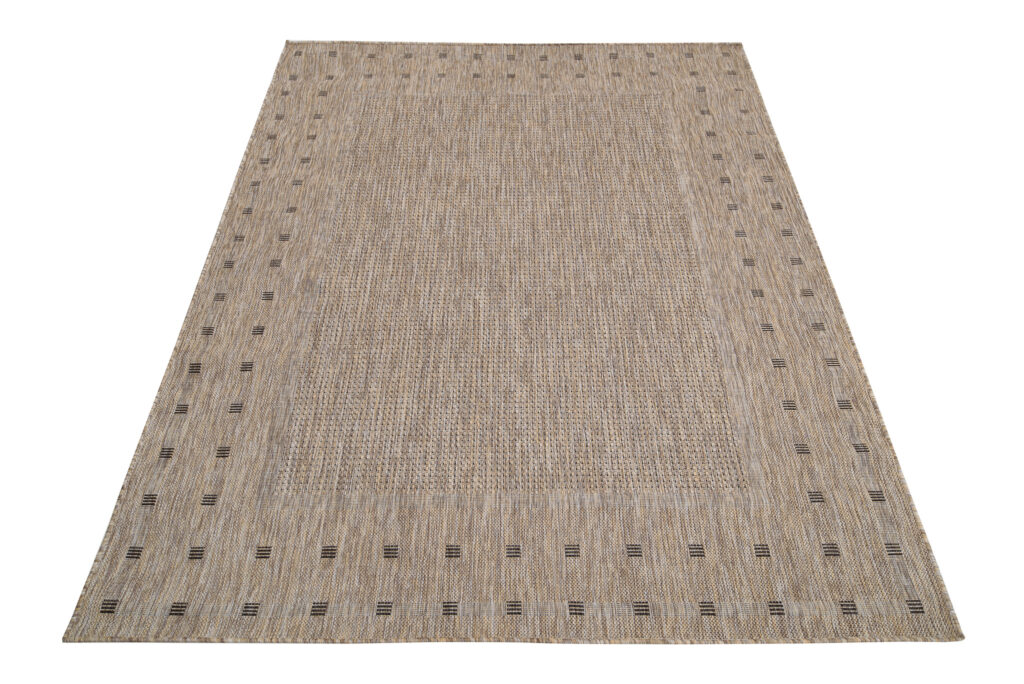 Vloerkleed Melissa Bruin Frame Indoor Outdoor