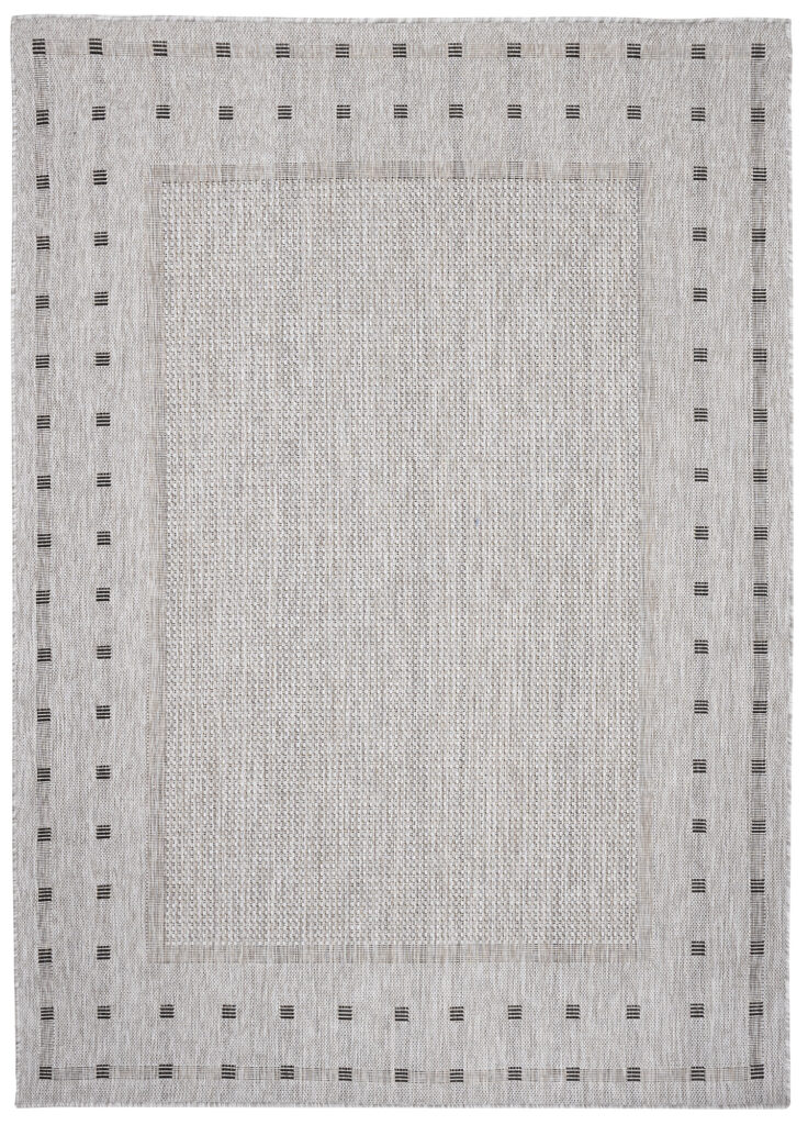 Vloerkleed Melissa Grijs Frame Indoor Outdoor