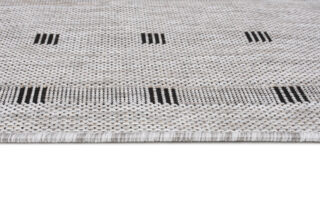 Vloerkleed Melissa Grijs Frame Indoor Outdoor