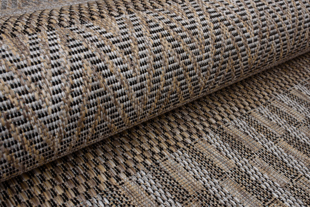 Vloerkleed Melissa Bruin Gestreept Indoor Outdoor