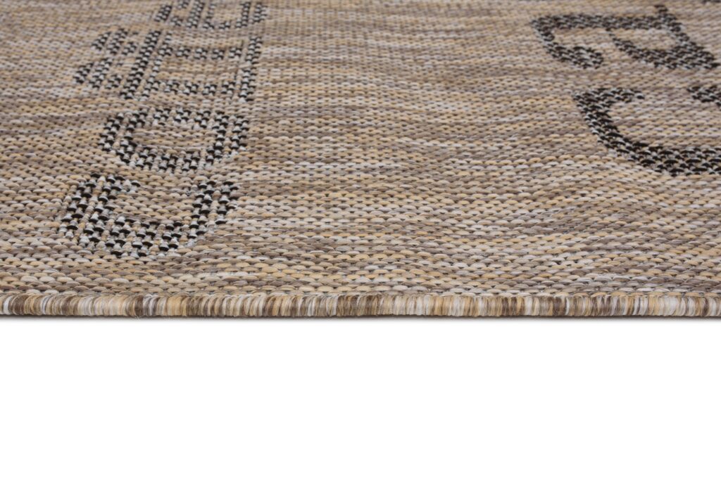 Vloerkleed Melissa Bruin Zwart Koffie Indoor Outdoor