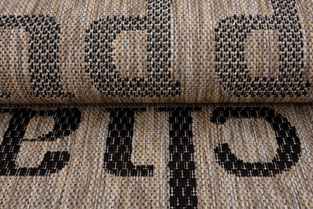 Vloerkleed Melissa Bruin Zwart Koffie Indoor Outdoor