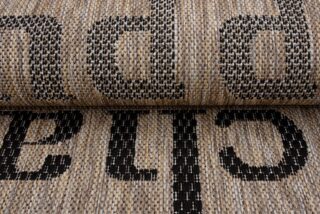 Vloerkleed Melissa Bruin Zwart Koffie Indoor Outdoor