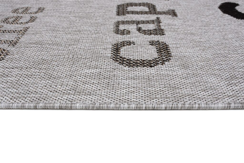 Vloerkleed Melissa Grijs Zwart Koffie Indoor Outdoor