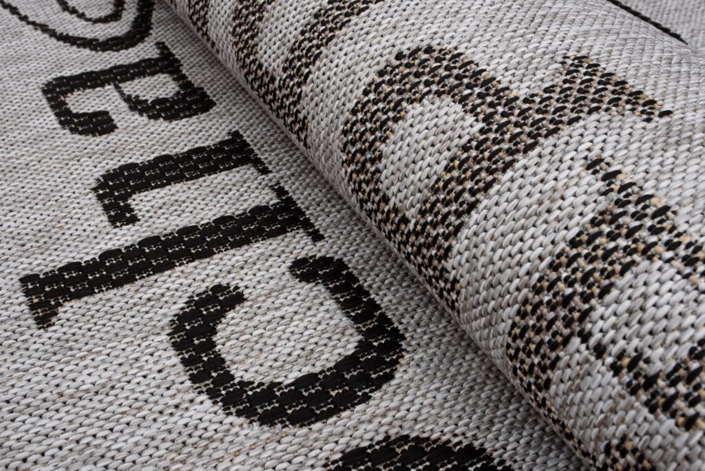 Vloerkleed Melissa Grijs Zwart Koffie Indoor Outdoor