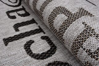 Vloerkleed Melissa Grijs Zwart Koffie Indoor Outdoor