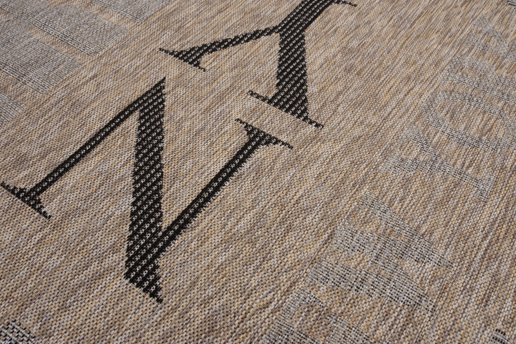 Vloerkleed Melissa Bruin Zwart Straten Indoor Outdoor