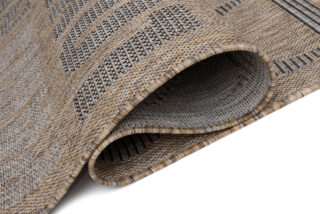 Vloerkleed Melissa Bruin Zwart Straten Indoor Outdoor