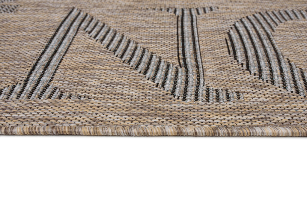 Vloerkleed Melissa Bruin Zwart Straten Indoor Outdoor