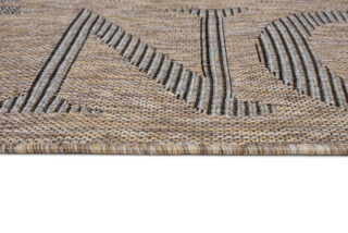 Vloerkleed Melissa Bruin Zwart Straten Indoor Outdoor