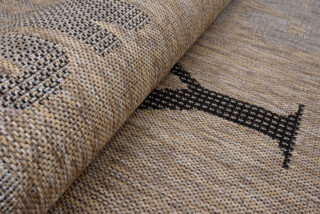 Vloerkleed Melissa Bruin Zwart Straten Indoor Outdoor