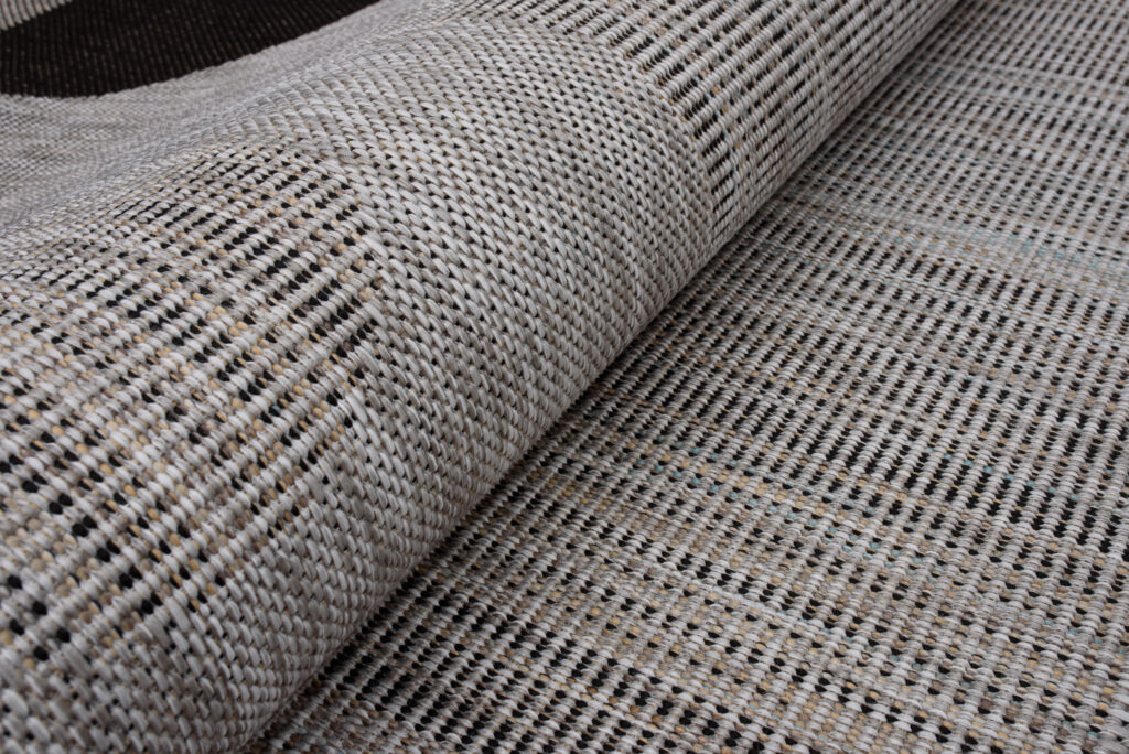 Vloerkleed Melissa Grijs Zwart Geometrisch Indoor Outdoor