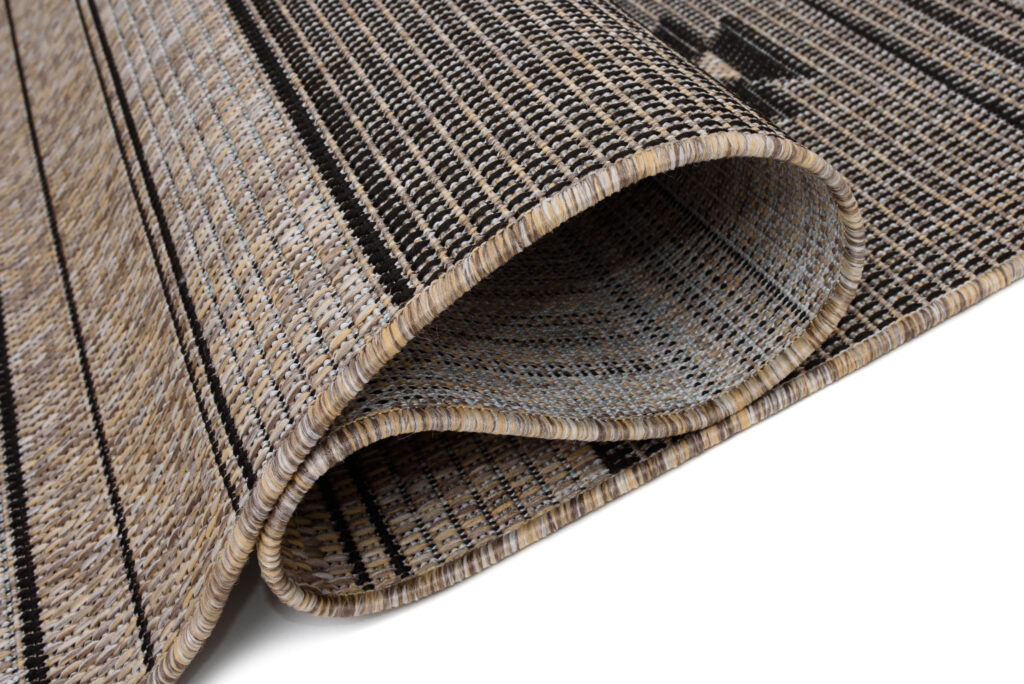Vloerkleed Melissa Bruin Zwart Ethno Indoor Outdoor