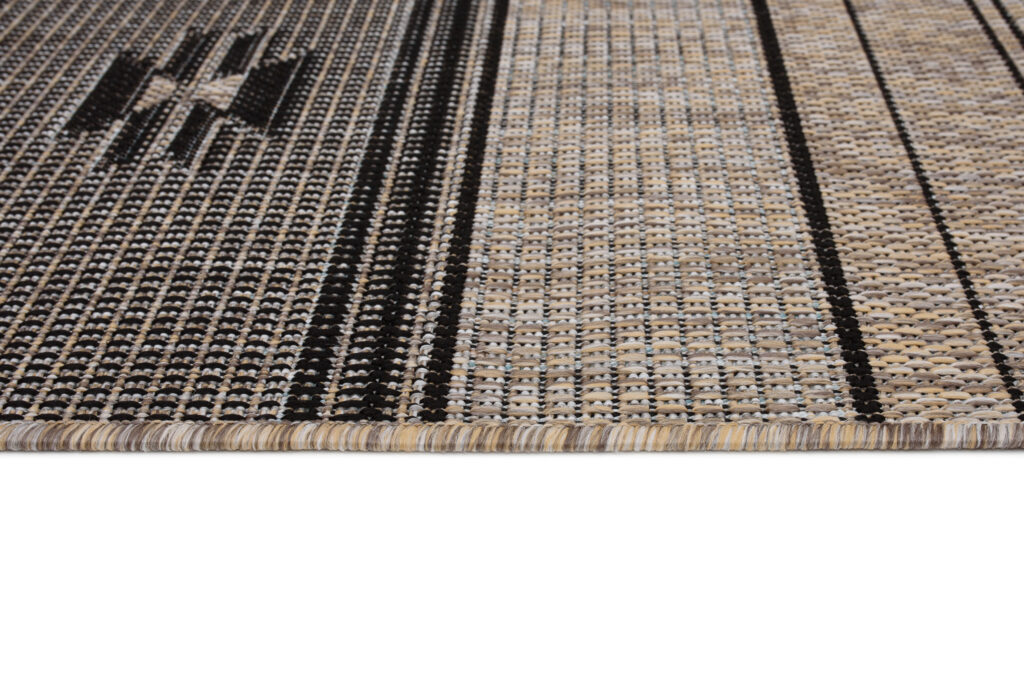Vloerkleed Melissa Bruin Zwart Ethno Indoor Outdoor